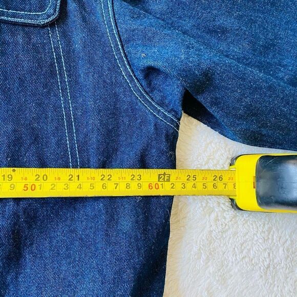 Vintage Y2K Cool J Baggy Hip Hop Denim Skater Jean Jacket - Picture 7 of 8